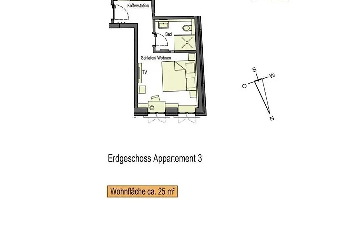 Logierhaus K15 3 公寓 博尔库姆